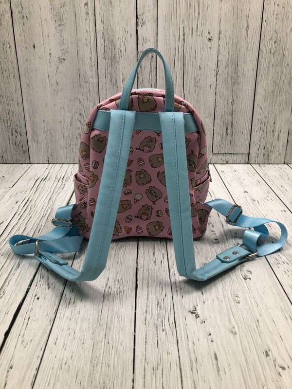 Hot topic pink patterned pusheen backpack - Either