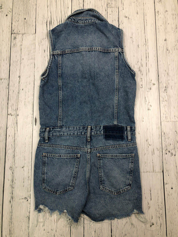 Zara blue denim romper - Hers S