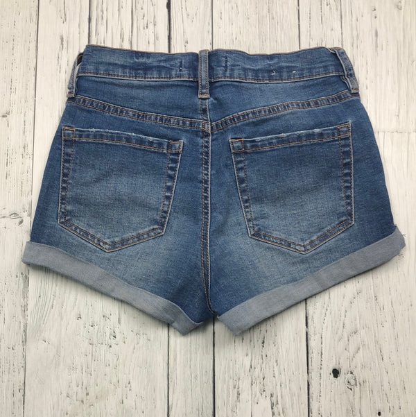 Garage distressed denim shorts - Hers XXS/00