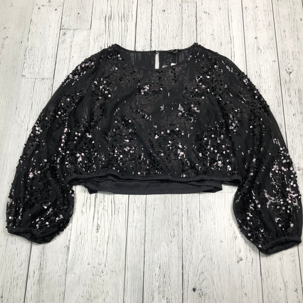 RW&CO black sparkle shirt - Hers XL