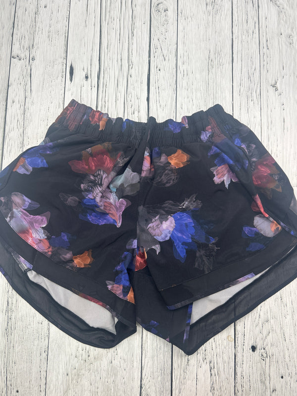 Athleta black floral pattern shorts - Hers L