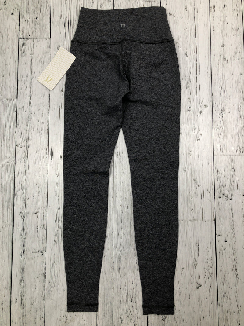 lululemon grey patterned leggings - Hers S/6