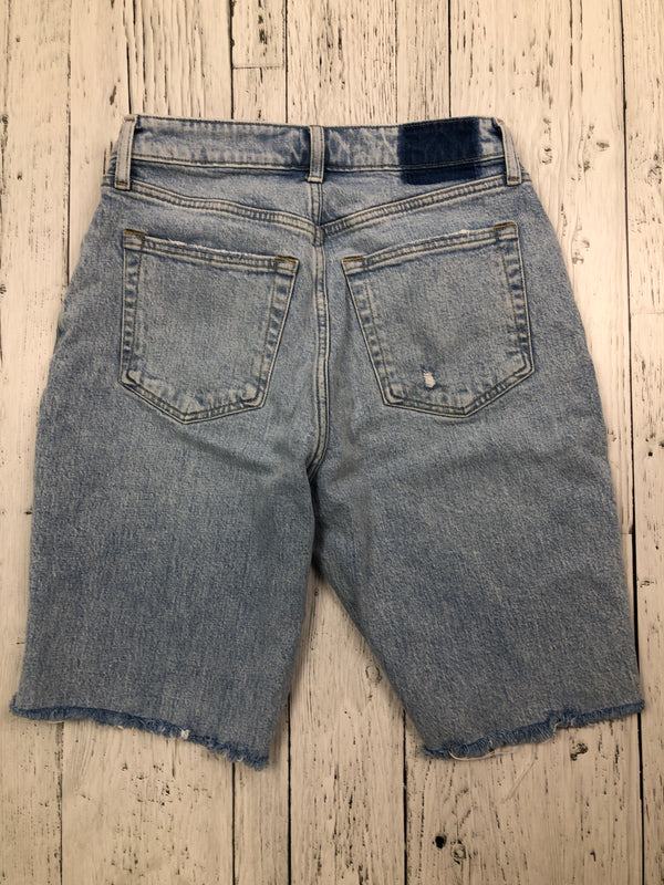 Abercrombie&Fitch blue dad high rise shorts - Hers S/28