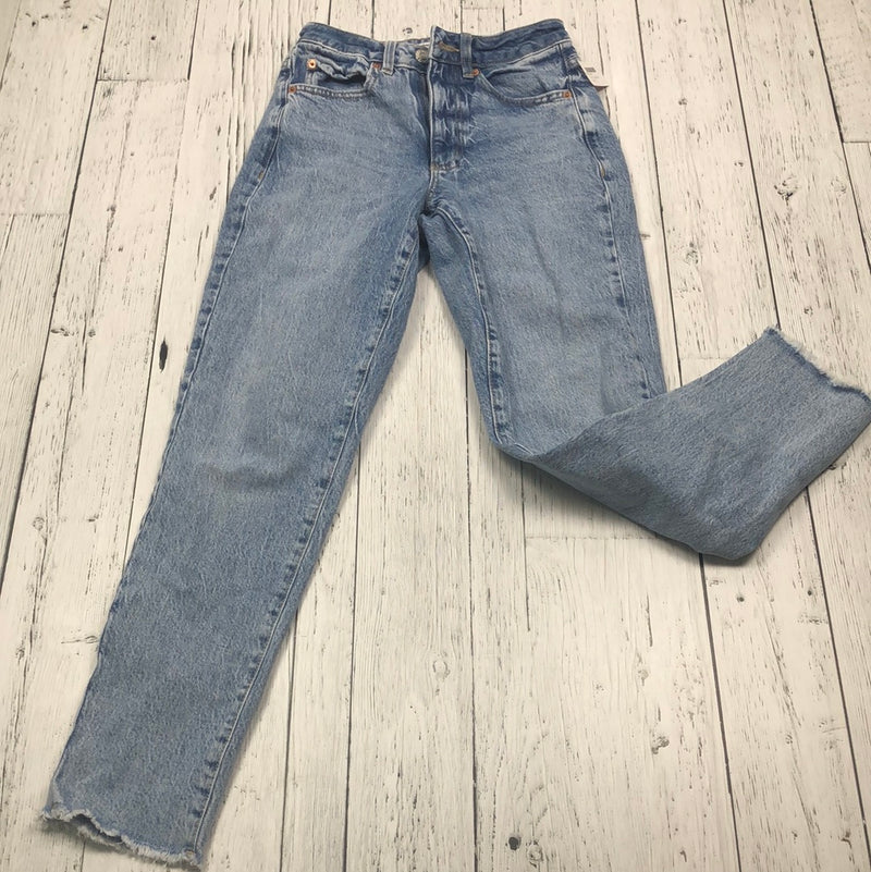 Garage Denim light wash mom jeans - Hers XS/23