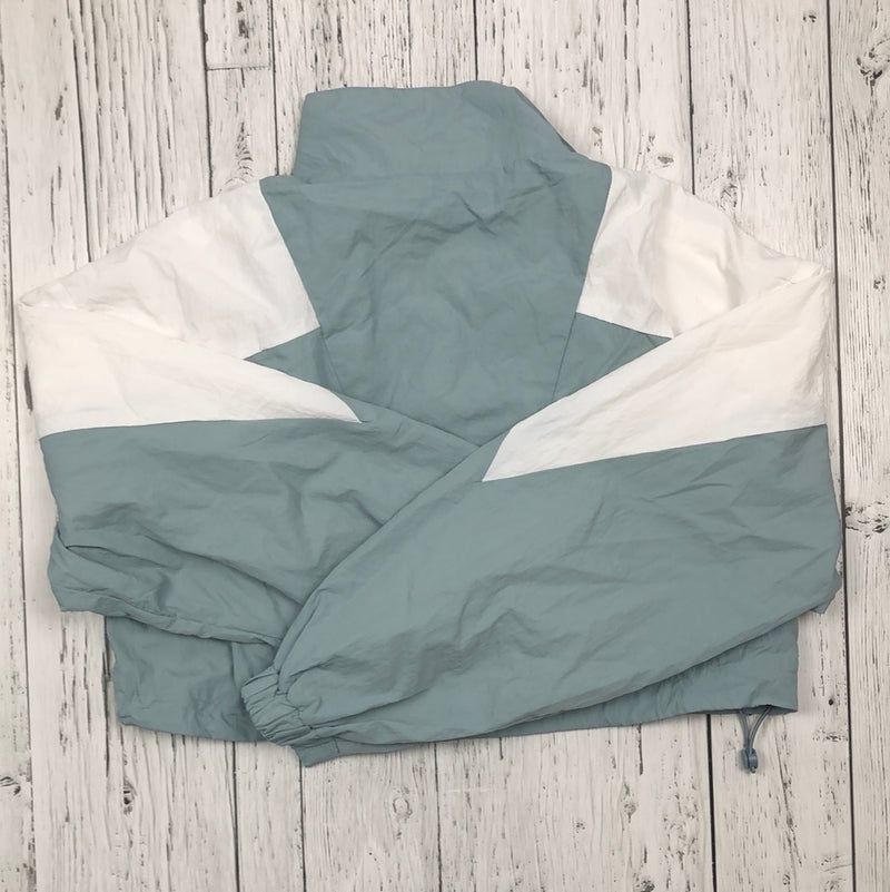 Garage blue/white windbreaker zip up - Hers XS