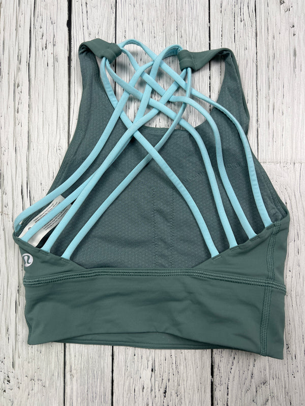 lululemon green blue sports bra - Hers XS/2