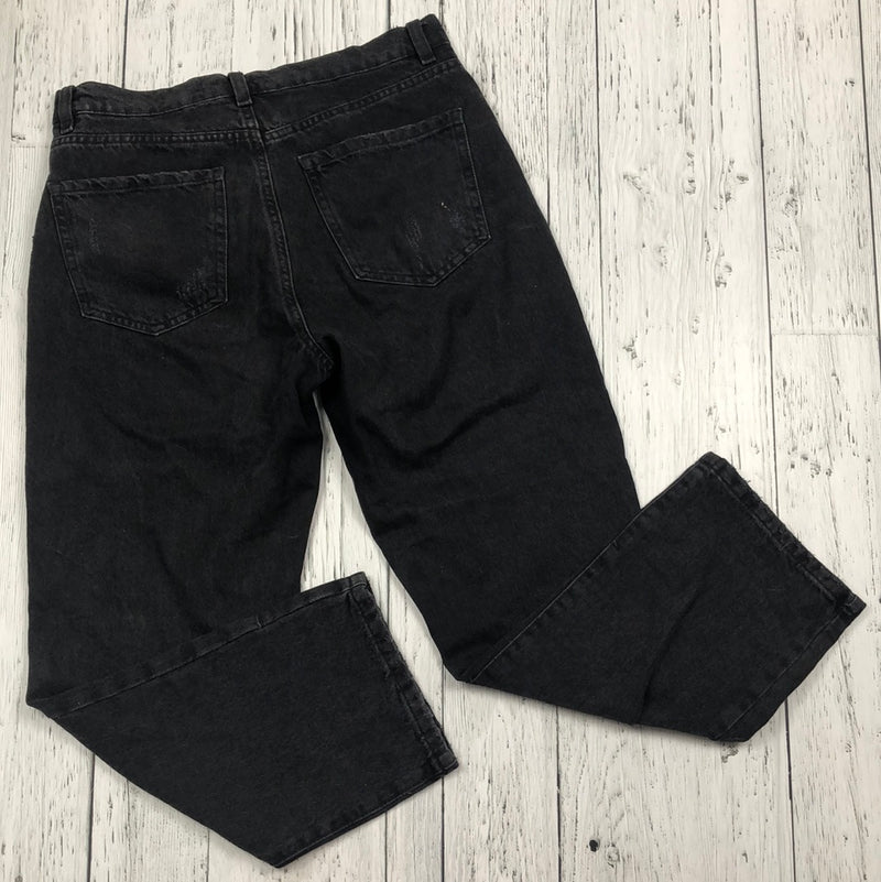 Garage denim black distressed jeans - Hers S/28