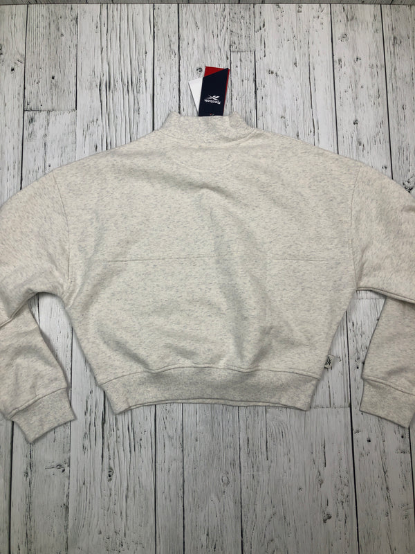 Reebok white quarter zip sweater - Hers S