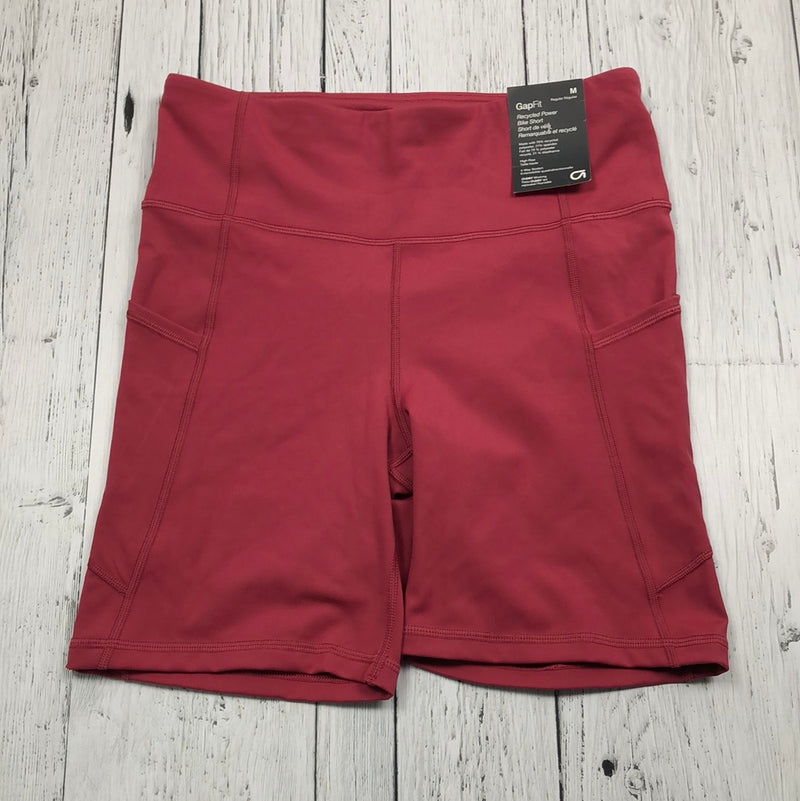 GapFit red biker shorts - Hers M