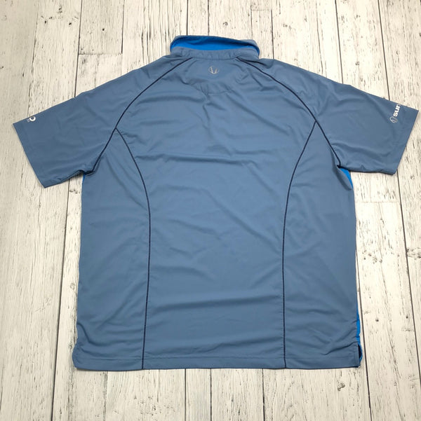Sunice blue golf shirt - His L