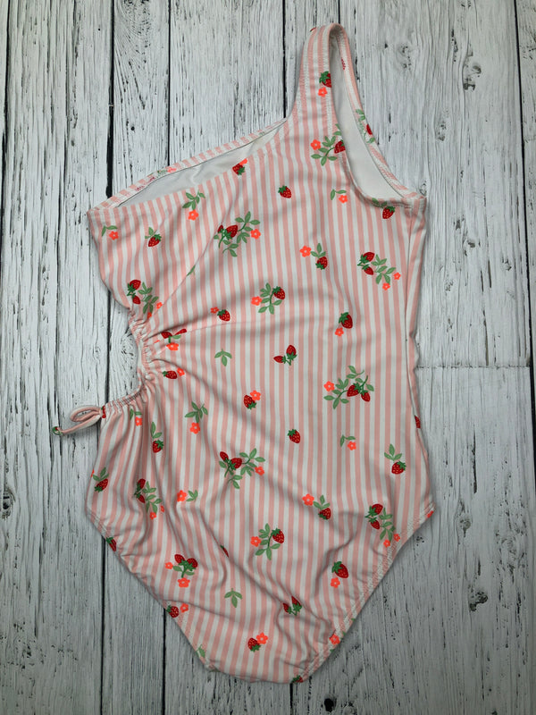 Old navy pink patterned bathing suit - Girls 8