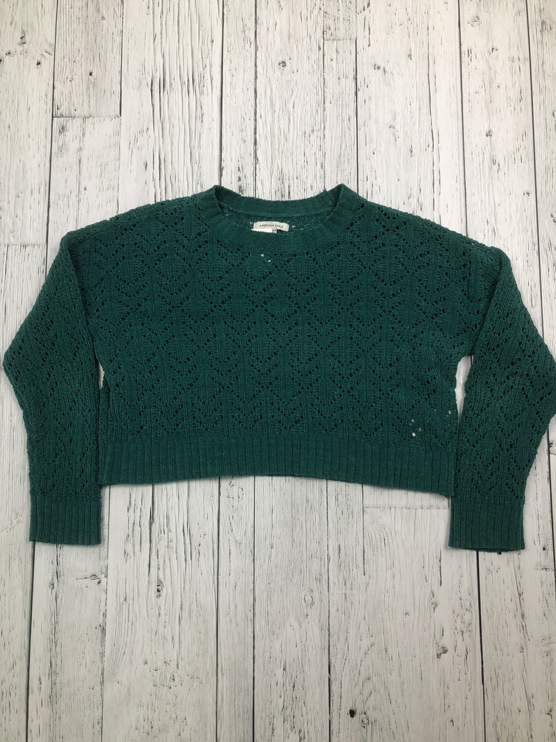 American Eagle green sweater - Hers XS