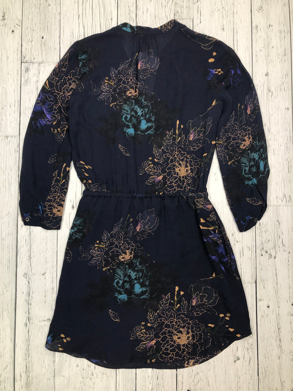 Babaton Aritzia blue patterned dress - Hers XS