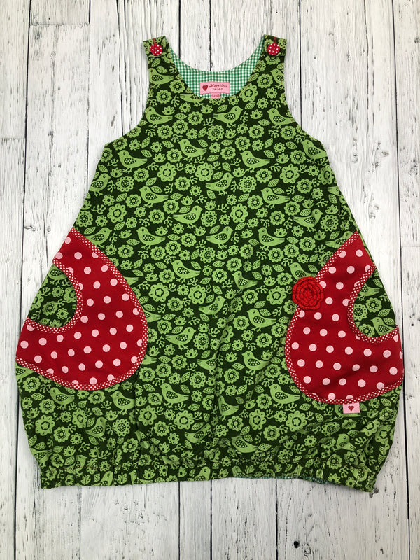 Kerzilein wien green patterned dress - Girls 10/140