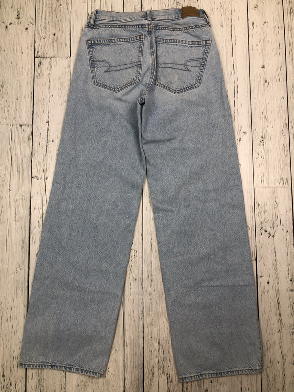 American Eagle wide leg blue jeans - Hers XS/2