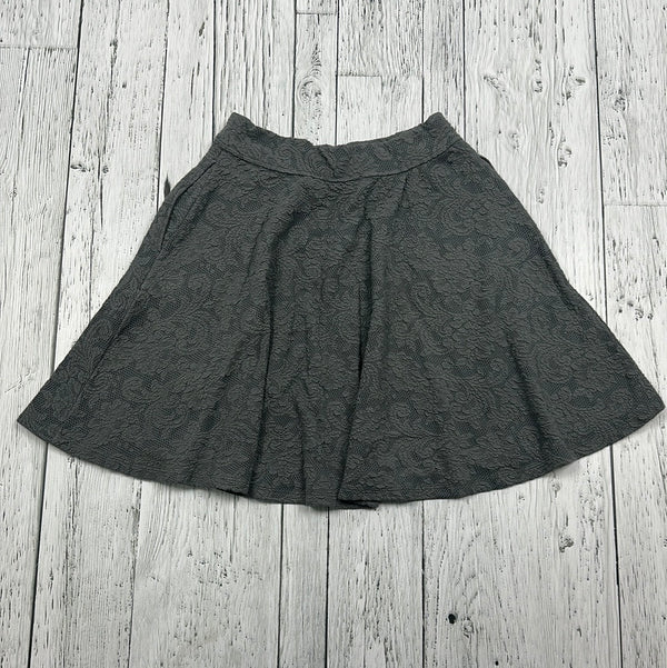 Abercrombie & Fitch Grey Lace Skirt - Hers S
