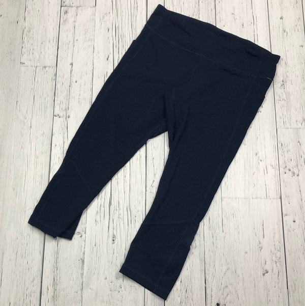 lululemon navy capris - Hers M/10