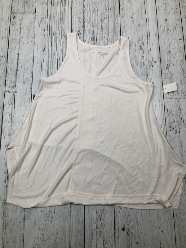 Athleta white flowy tank top - Hers S
