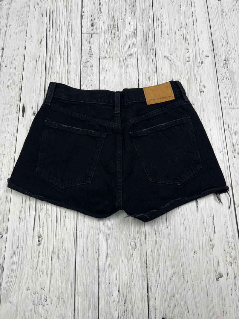 Denim Forum black denim shorts - Hers XS/26