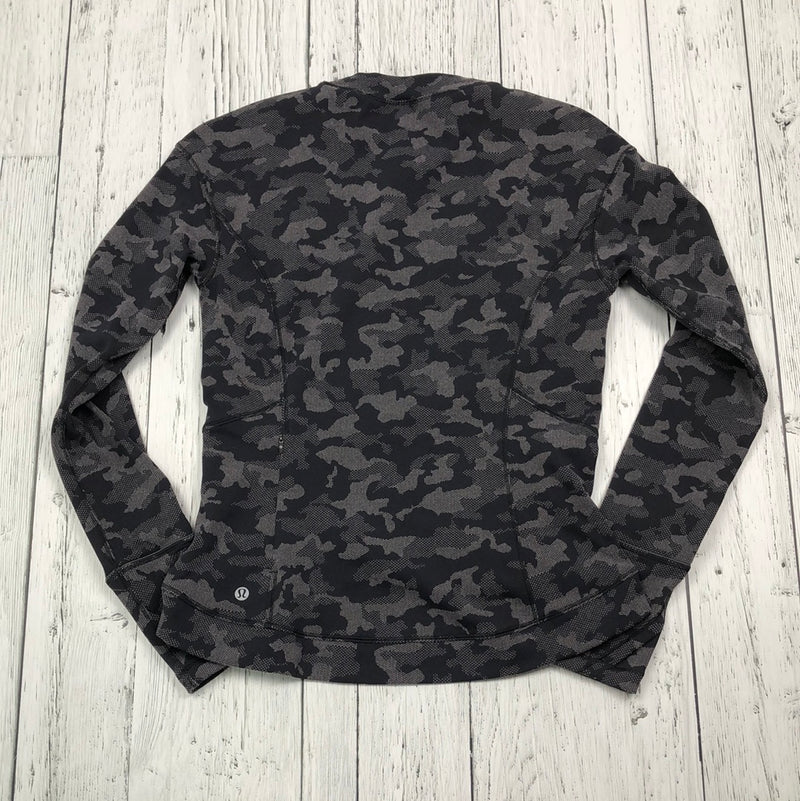 lululemon black patterned shirt - Hers M /8