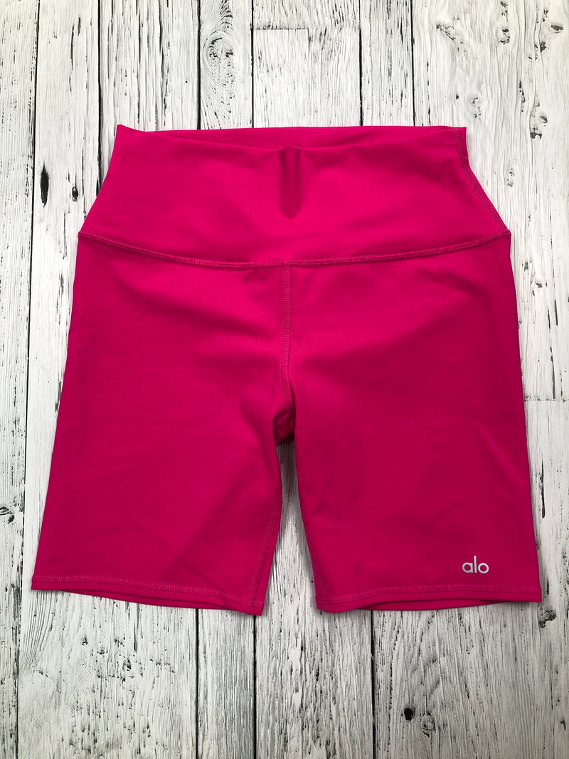 ALO pink biker shorts - Hers M