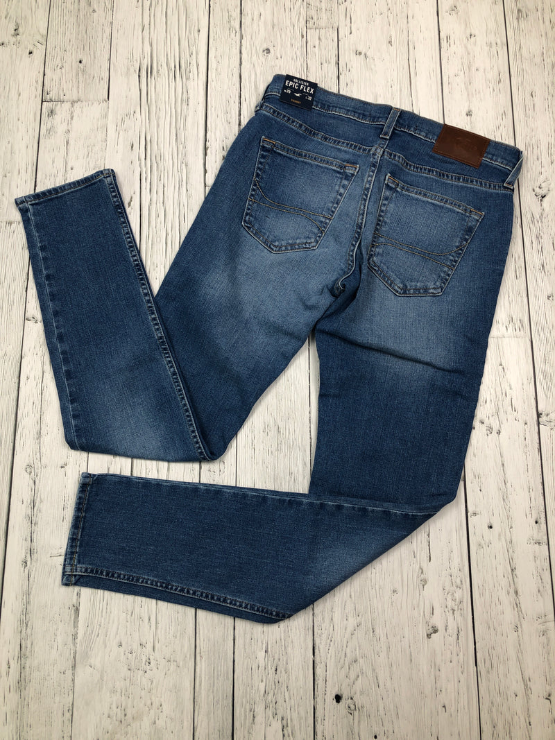 Hollister distressed blue jeans - His XS/29x32