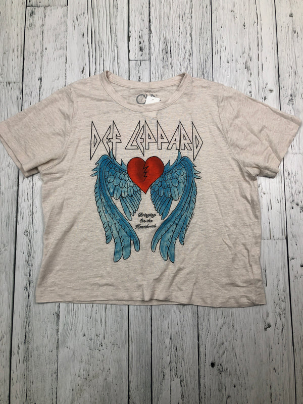 Def Leppard 1981 tour graphic t-shirt - Hers L