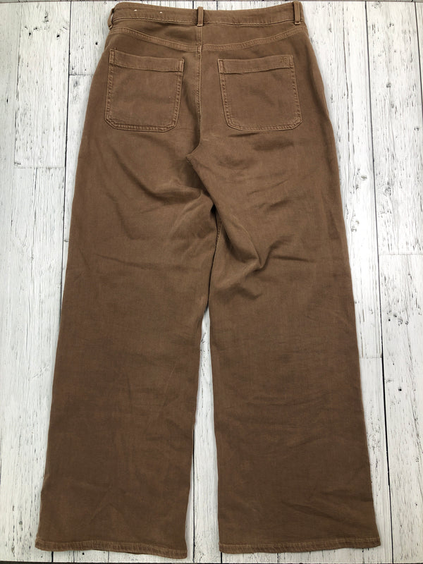 American Eagle brown super high rise baggy wide leg pants - Hers S/6