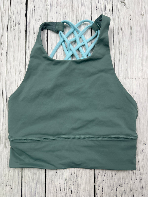 lululemon green blue sports bra - Hers XS/2