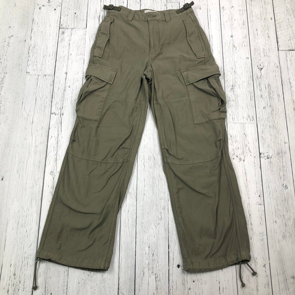 Aritzia TNA Green Denim Adjustable Cargo Pants - Hers XXS/00