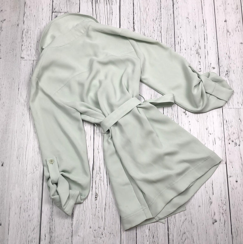 Babaton green wrap shirt - Hers XS