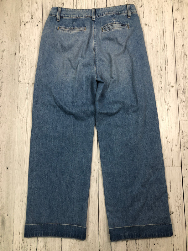 J.crew essential wide blue jeans - Hers S/28