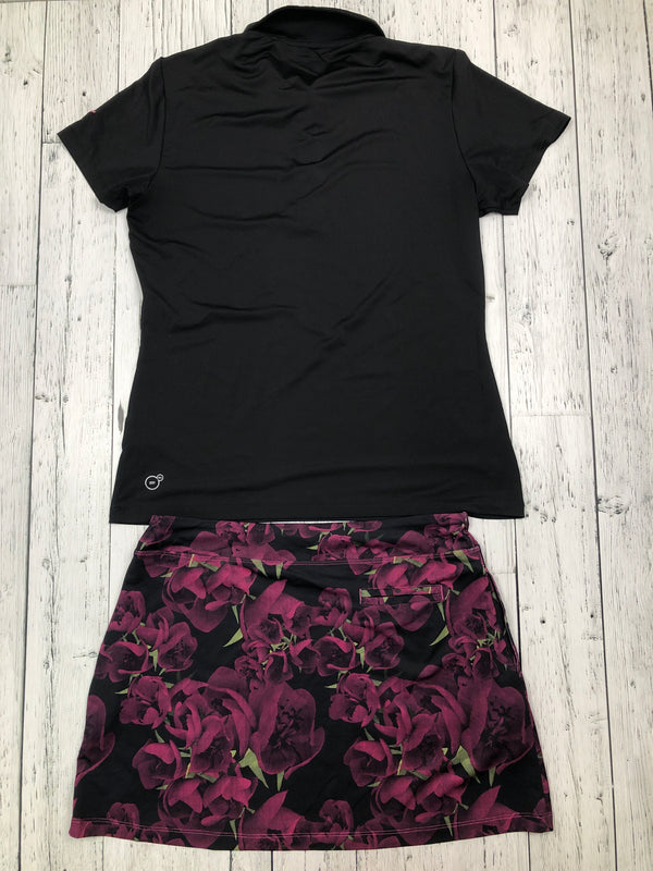 Puma black purple floral golf set - Hers M