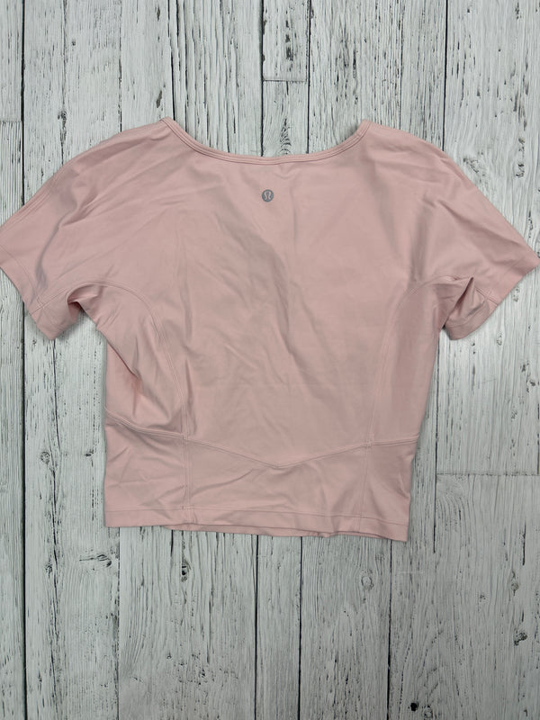 lululemon pink v neck t shirt - Hers 8