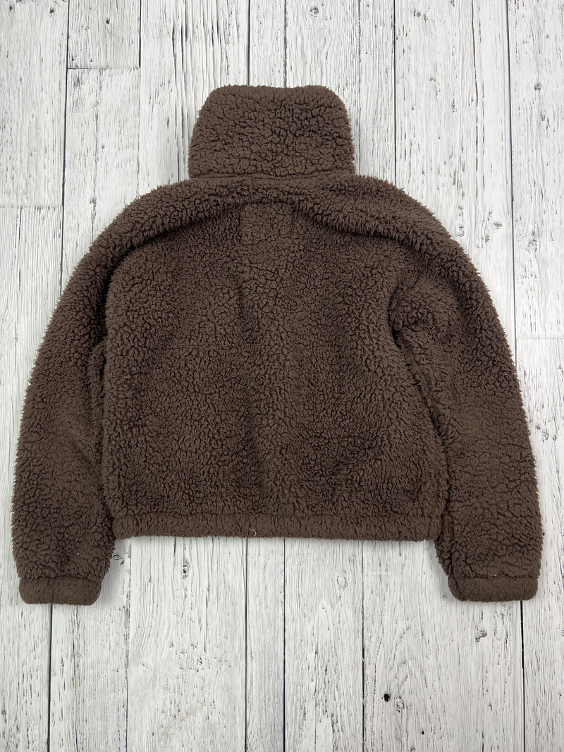 Abercrombie kids brown fluffy sweater - Girls 12