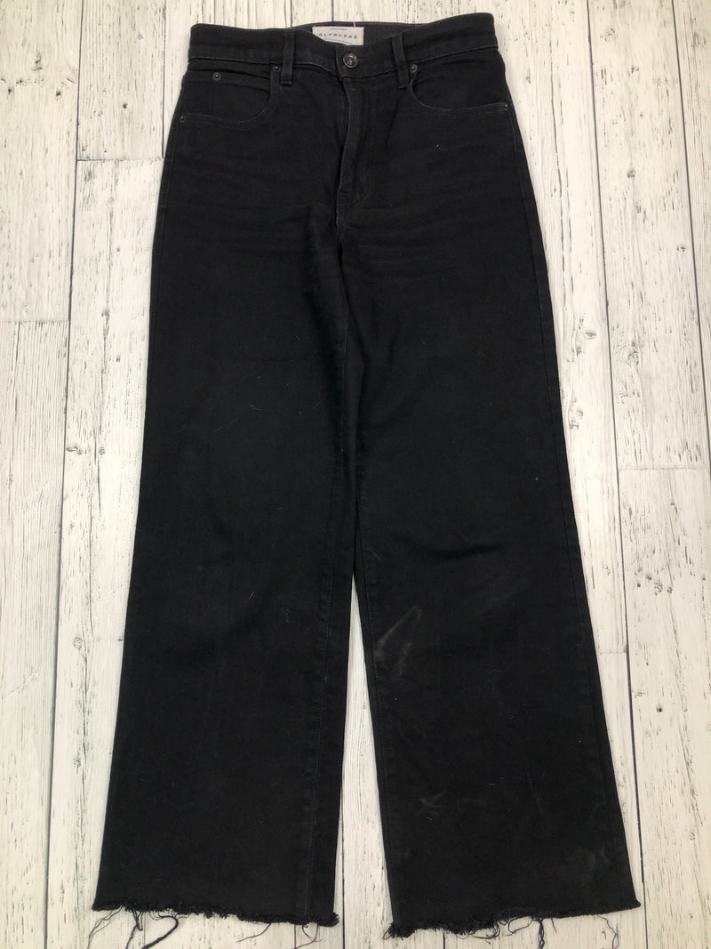 SLVRLAKE black wide legged jeans - Hers S/27