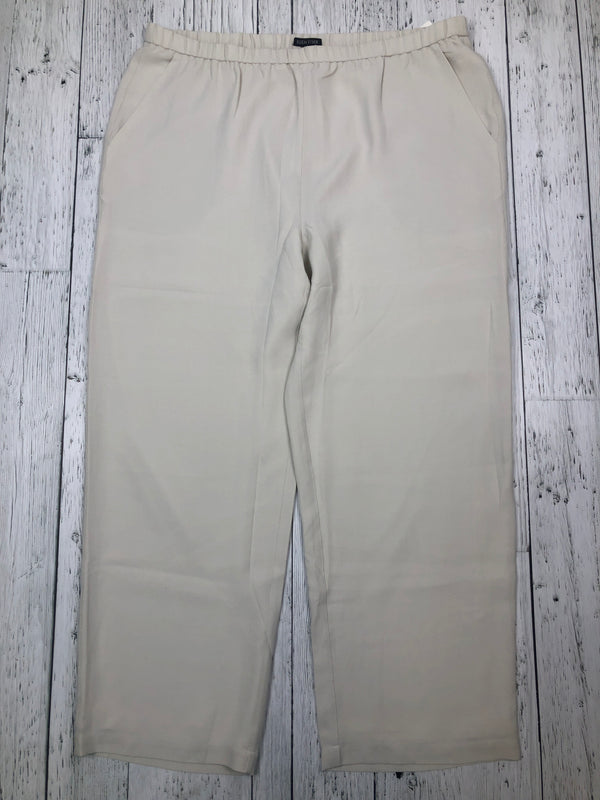Eileen Fisher white pants - Hers L