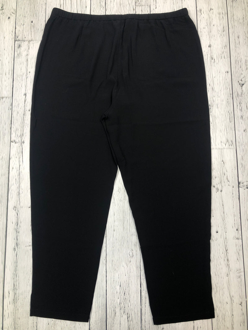 Eileen Fisher black pants - Hers L