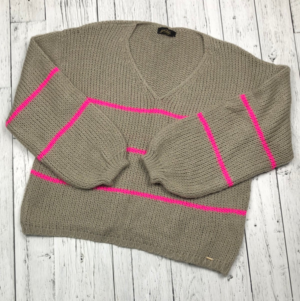 Aggel brown and pink knit sweater - Hers M