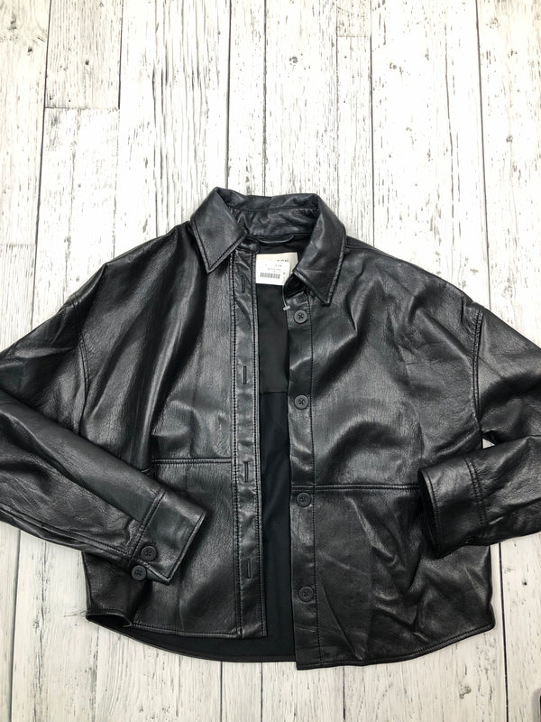 Babaton Aritzia pleather jacket - Hers XS