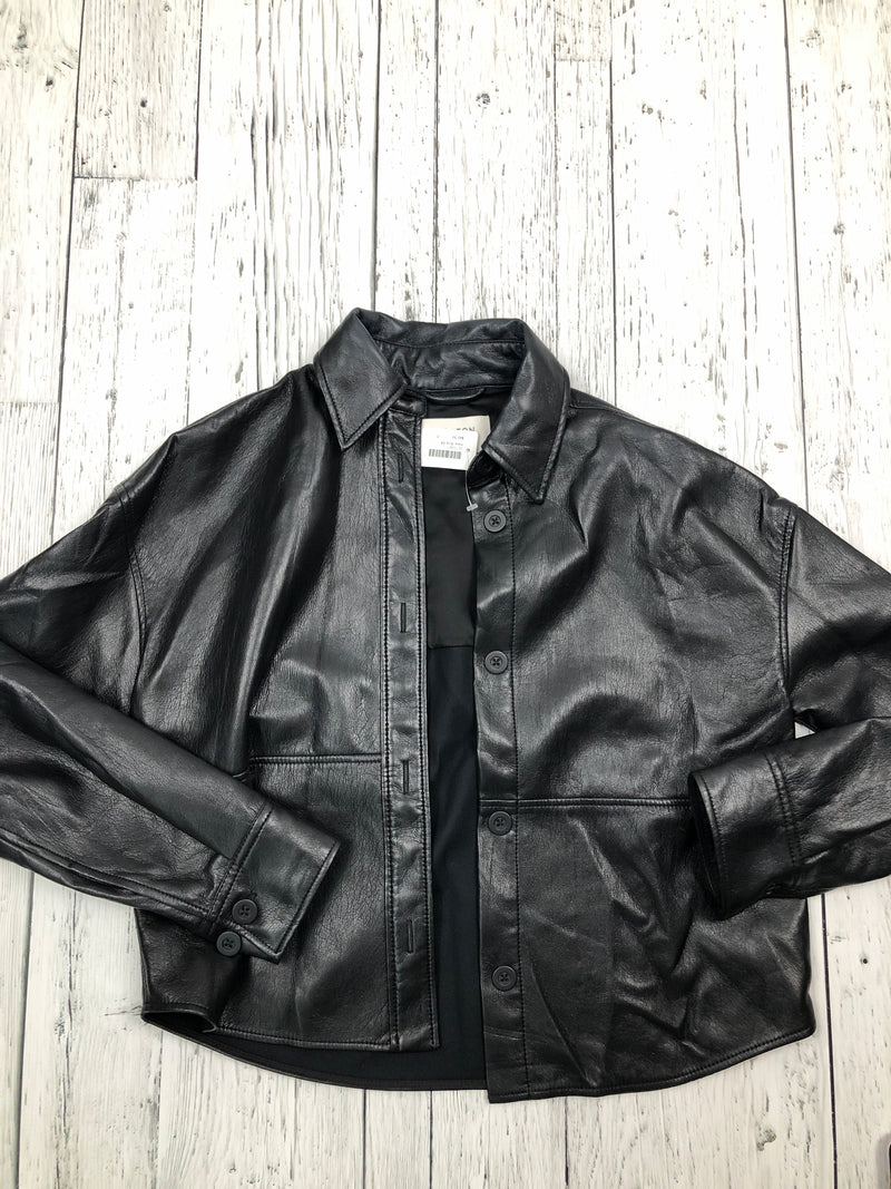 Babaton Aritzia pleather jacket - Hers XS