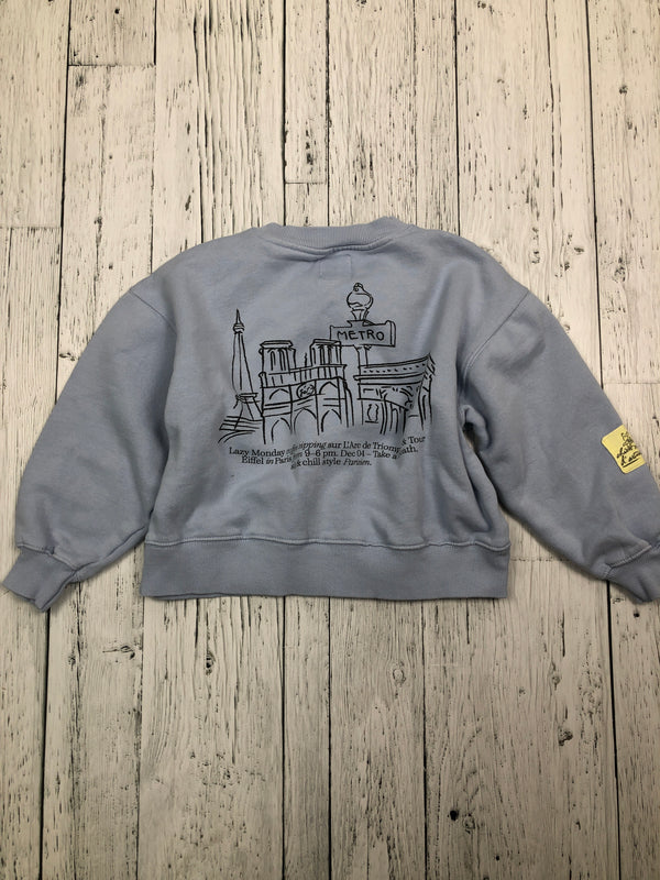 Zara blue graphic sweatshirt - Girls 10