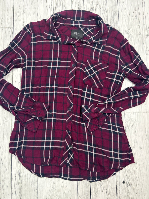 Rails purple button up shirt - Hers M