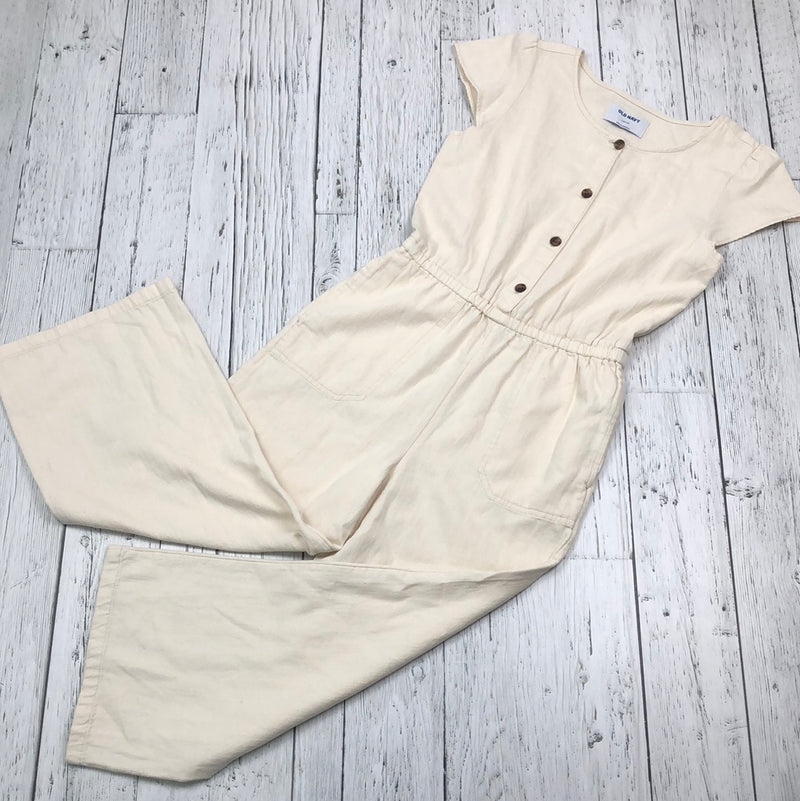 Old navy white romper - Girls 10/12