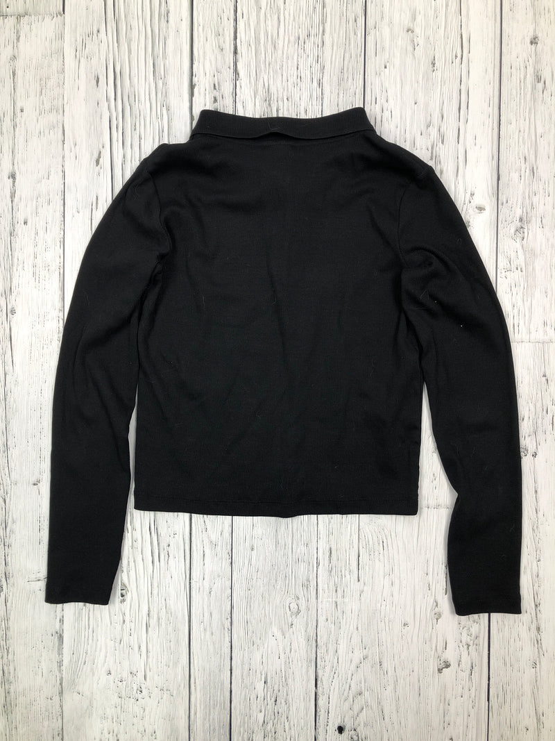 Zara black collared long sleeve - Girls 12