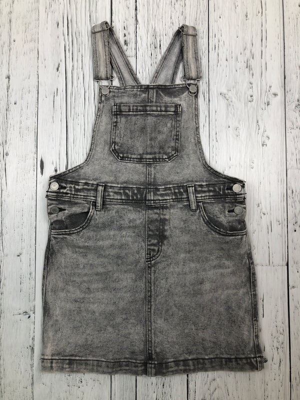 Art Class grey denim skirt overalls - Girls 10