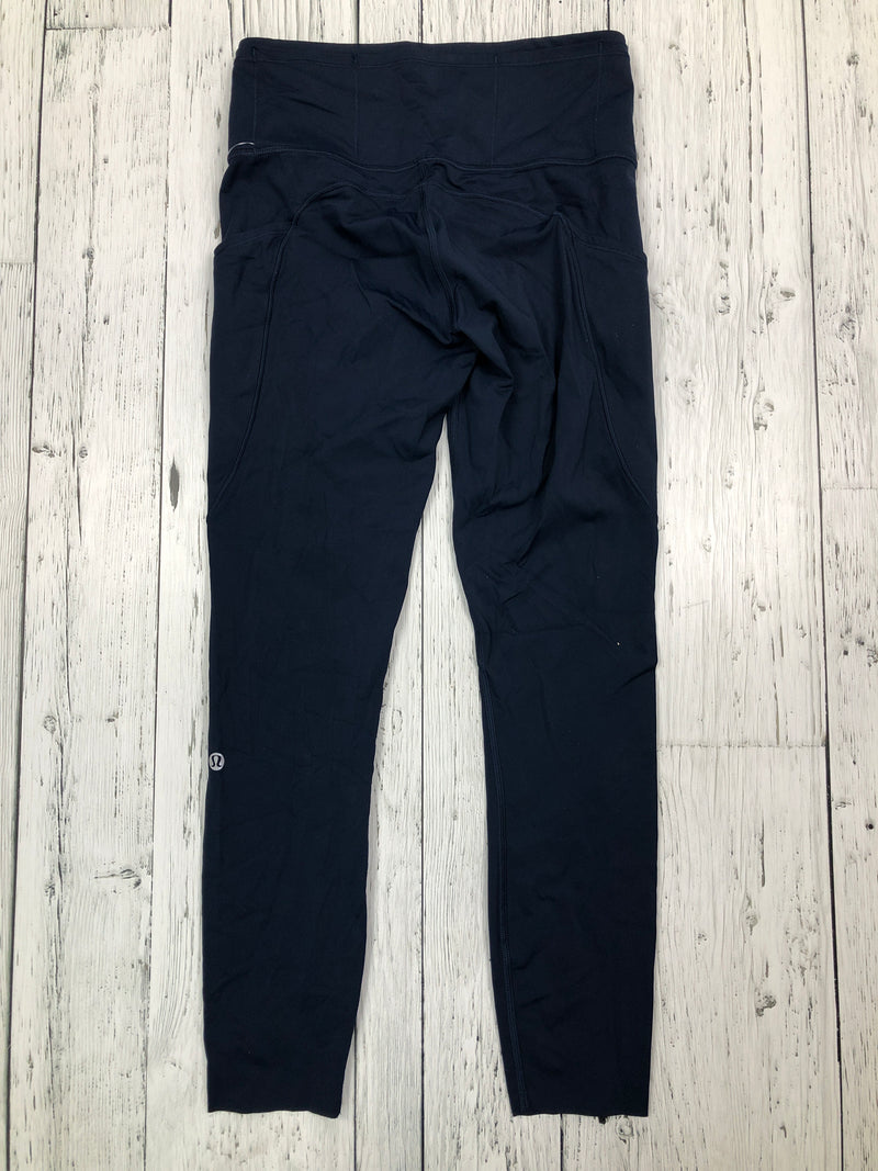 lululemon navy blue leggings - Hers S/6