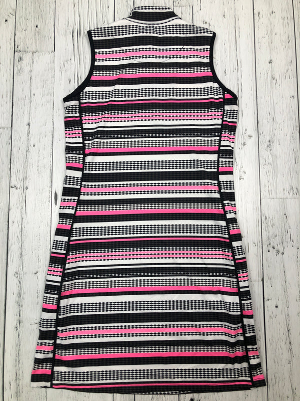 Tail black white pink patterned golf dress - Hers S