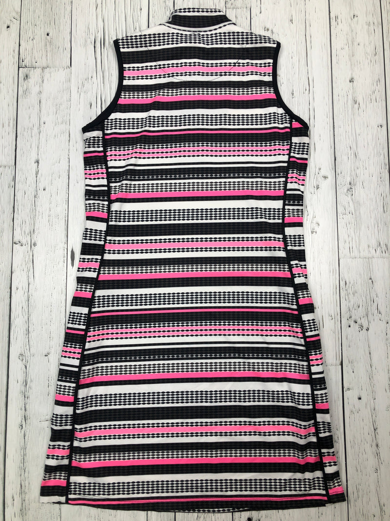 Tail black white pink patterned golf dress - Hers S