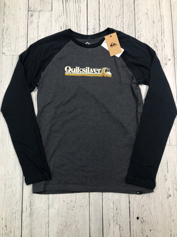 Quiksilver grey black graphic shirt - Boys 16